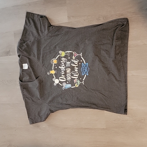 Disney Tops - NWOT Disney Epcot Drinking Around the World Tee Shirt